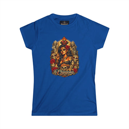 T-Shirt — La Chingona Day of the Dead Sugar Skull Tee