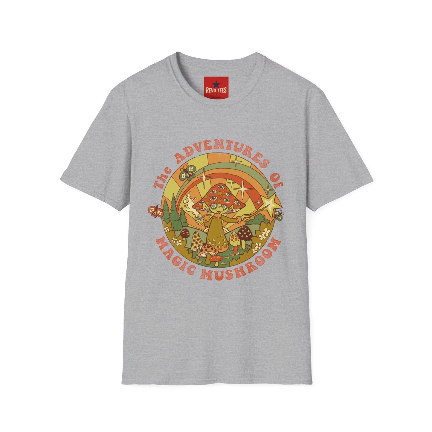 Psychedelic 'The Adventures of a Magic Mushroom' T-Shirt