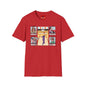 The Big Lebowski Bowling Grid T-Shirt – "Over the Line" Retro Gamer Design