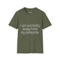 Revotees I Am Currently Away From My Computer Unisex Softstyle T-Shirt - alternate view 3