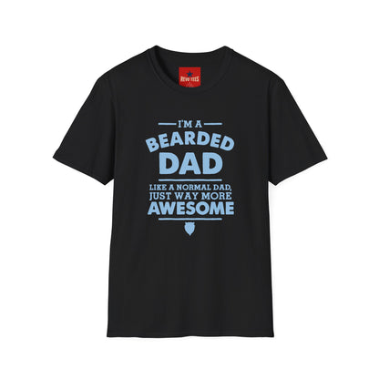 Bearded Dad T‑Shirt — "I'm a Bearded Dad" Funny Father's Day Tee