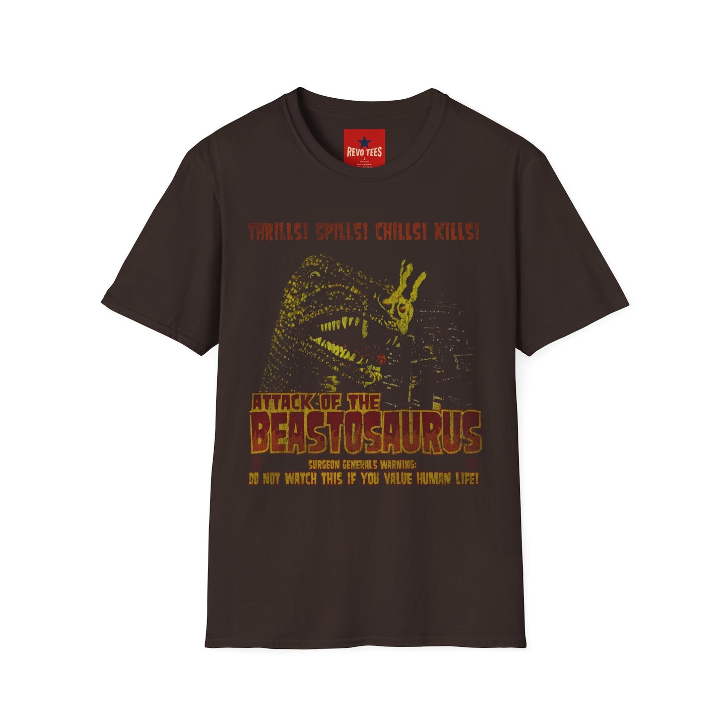 Thrills Chills Kills Dino Movie T-Shirt