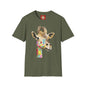 Giraffe Watercolor T‑Shirt — Colorful Painted Giraffe Tee