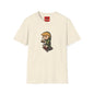 Link-Inspired Gamer Tee — Cute Chibi Hero Playing Handheld Console
