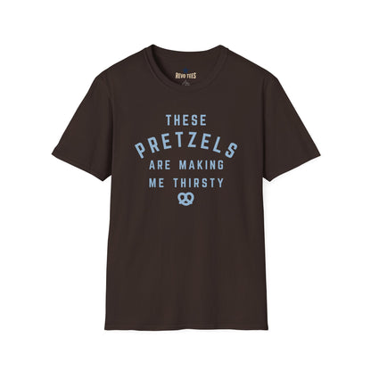 Revotees Pretzel Lovers These Pretzels Are Making Me Thirsty Casual T-Shirt - alternate view 5