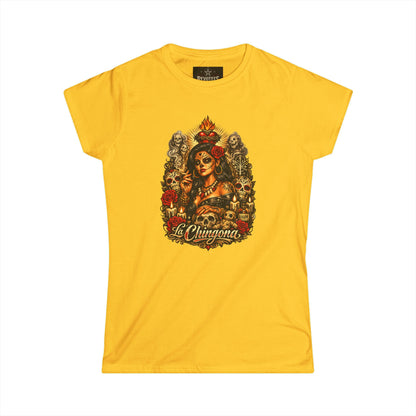 T-Shirt — La Chingona Day of the Dead Sugar Skull Tee