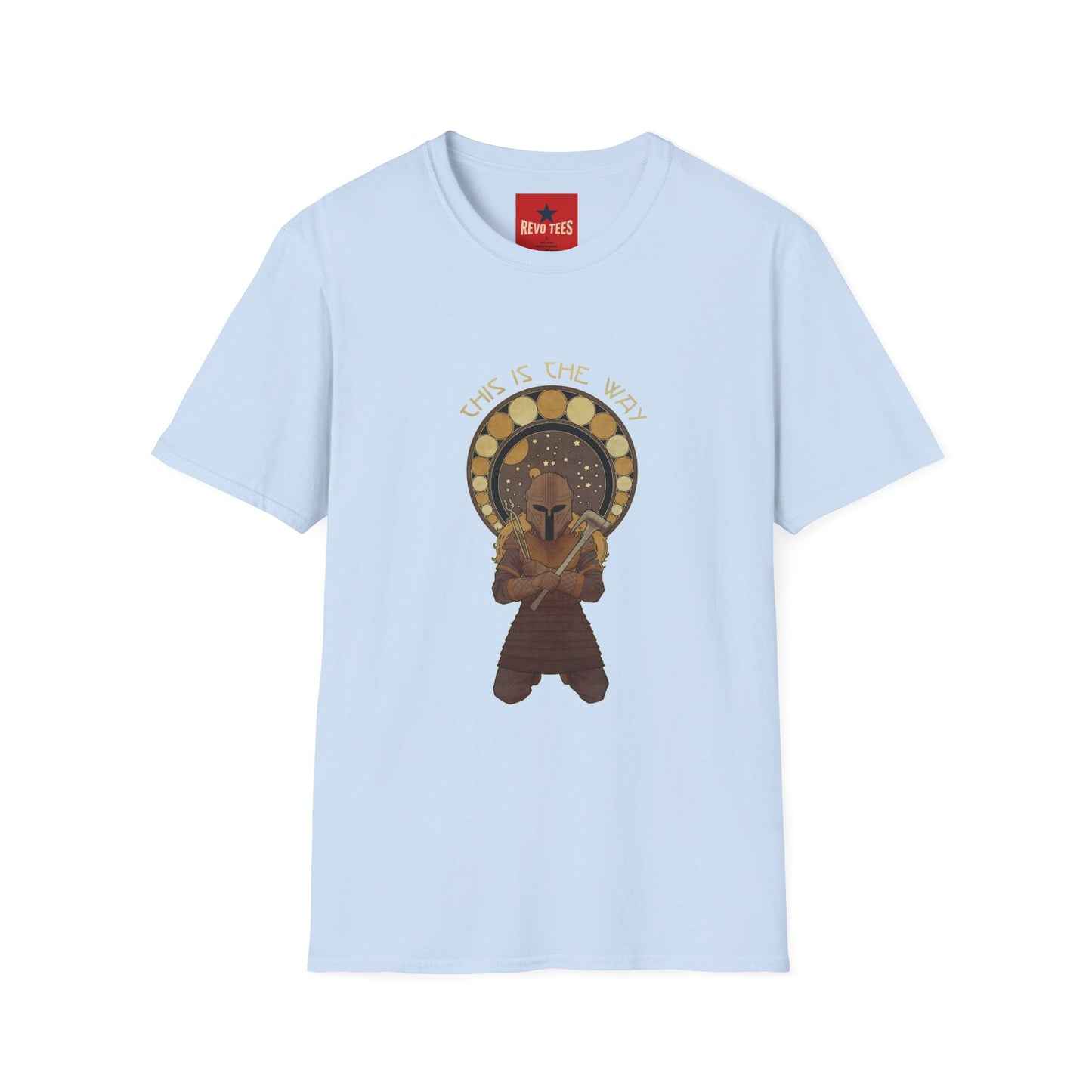 This Is The Way T-Shirt — Mandalorian Inspired Retro Helmet Graphic