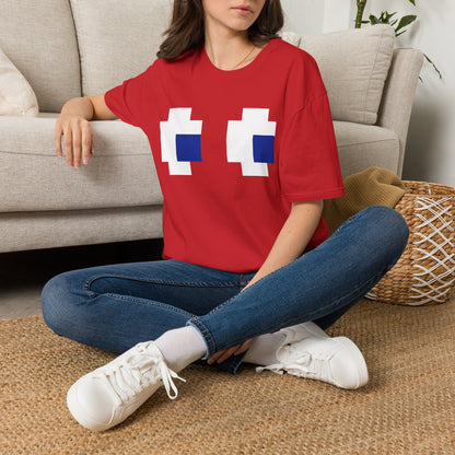 Pixel Eyes T‑Shirt — Retro 8‑Bit Gaming Graphic Tee