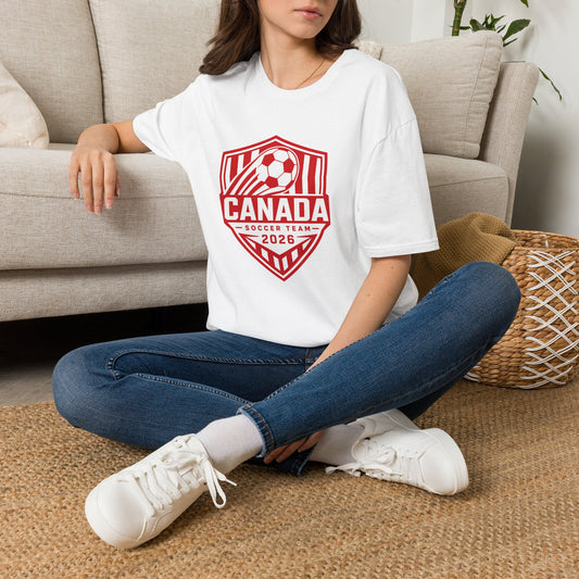 World Cup 2026 - Canada Soccer Team T‑Shirt — 2026 Crest Tee