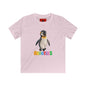 Kids Tee — Cute Pebble Penguin “REVOTEES” Colorful Logo