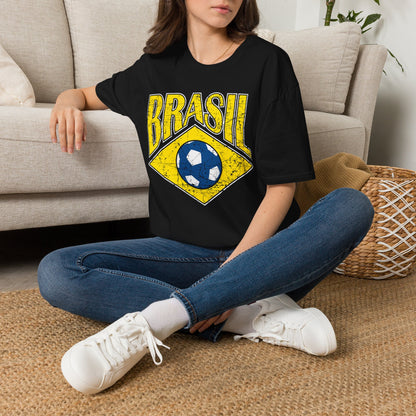 World Cup 2026 - Brasil Soccer T-Shirt — Vintage Brazil Football Tee