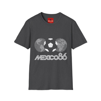 World Cup 2026 Mexico 86 Soccer Azteca Retro T-Shirt — Vintage World Cup Football Tee