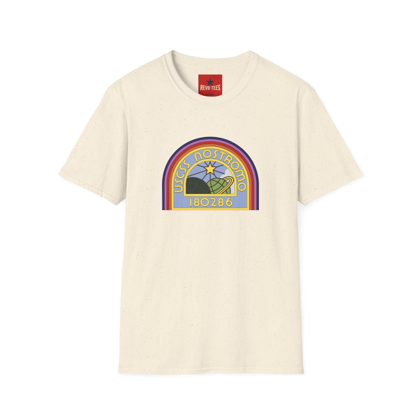 USS Nostromo Retro Space T-Shirt — 180286 Alien Movie Crew Tee