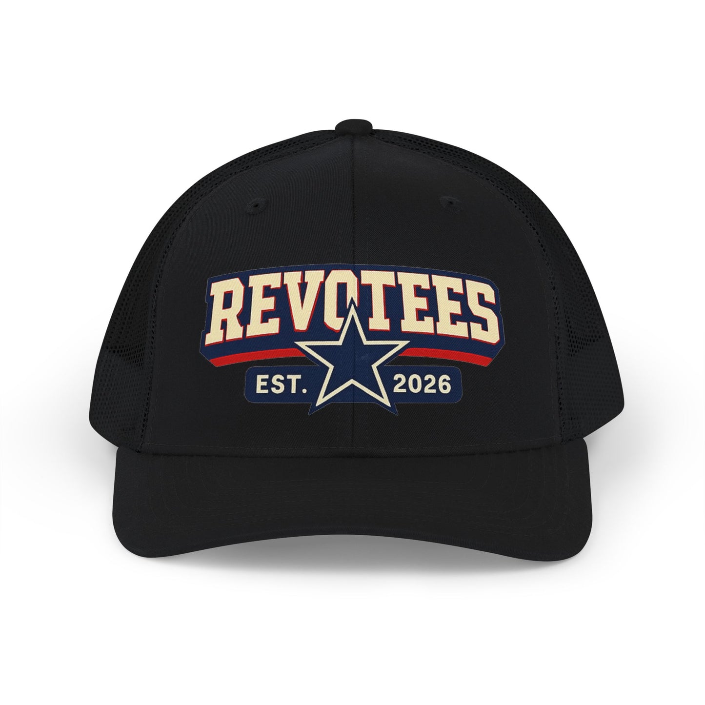 Revotees Snapback Trucker Cap — Est. 2026 Retro Star Logo