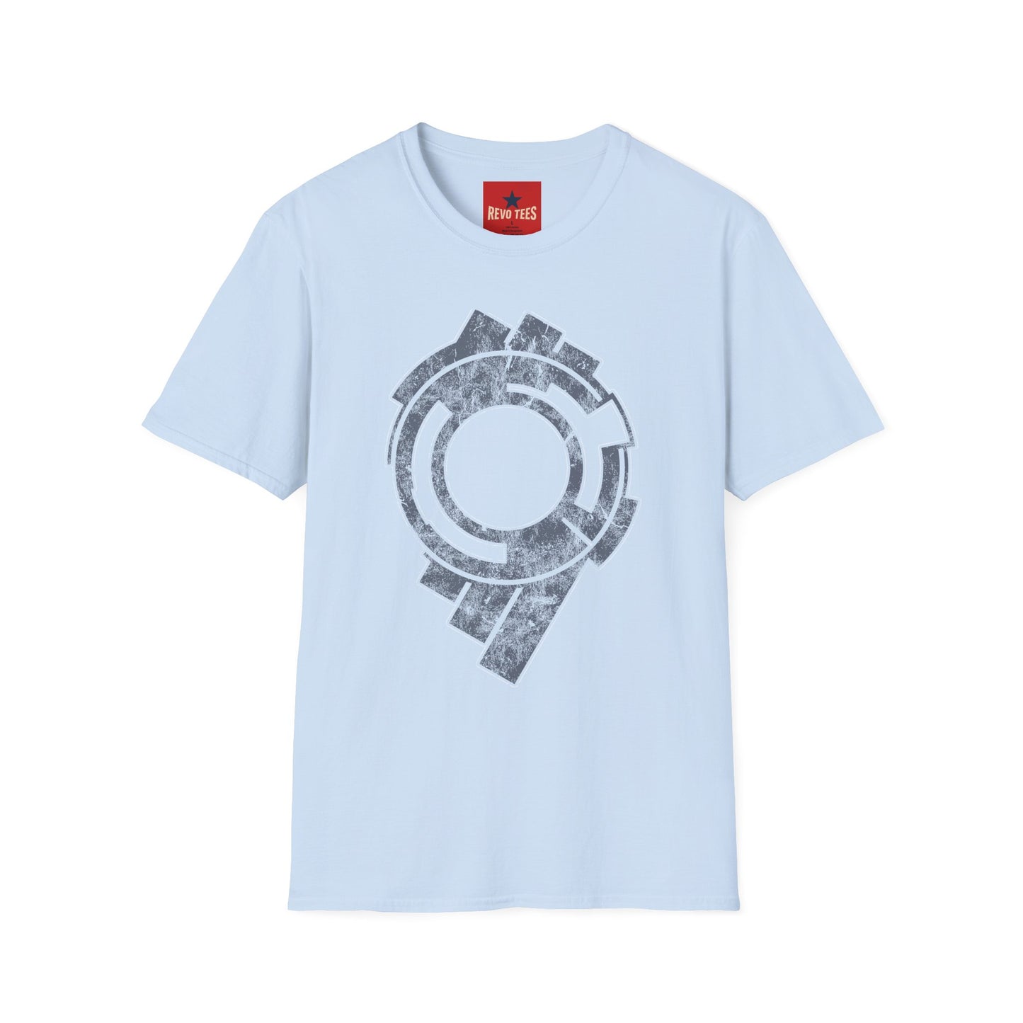 Abstract Circular Tech Graphic T-Shirt