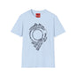 Abstract Circular Tech Graphic T-Shirt