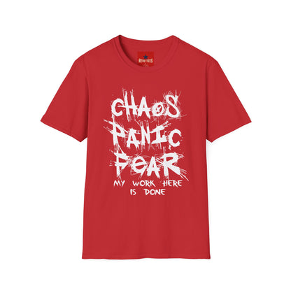 Chaos Panic Fear - Unisex Softstyle T-Shirt