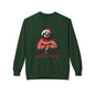 Christmas Sloth Sweatshirt – "Eat Sleep and Be Merry" Cozy Holiday Crewneck