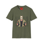Hockey Mask Mugshot T-Shirt - Jason Voorhees Horror Movie Tee