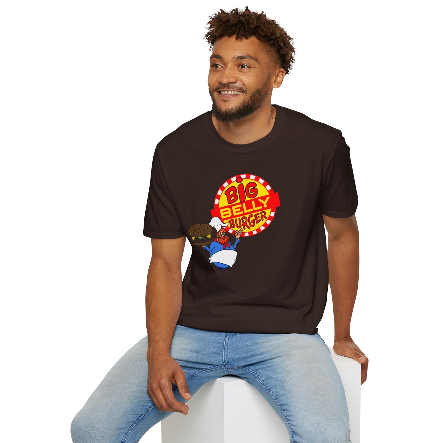 Big Belly Burger T-Shirt — Retro Fast Food Graphic Tee