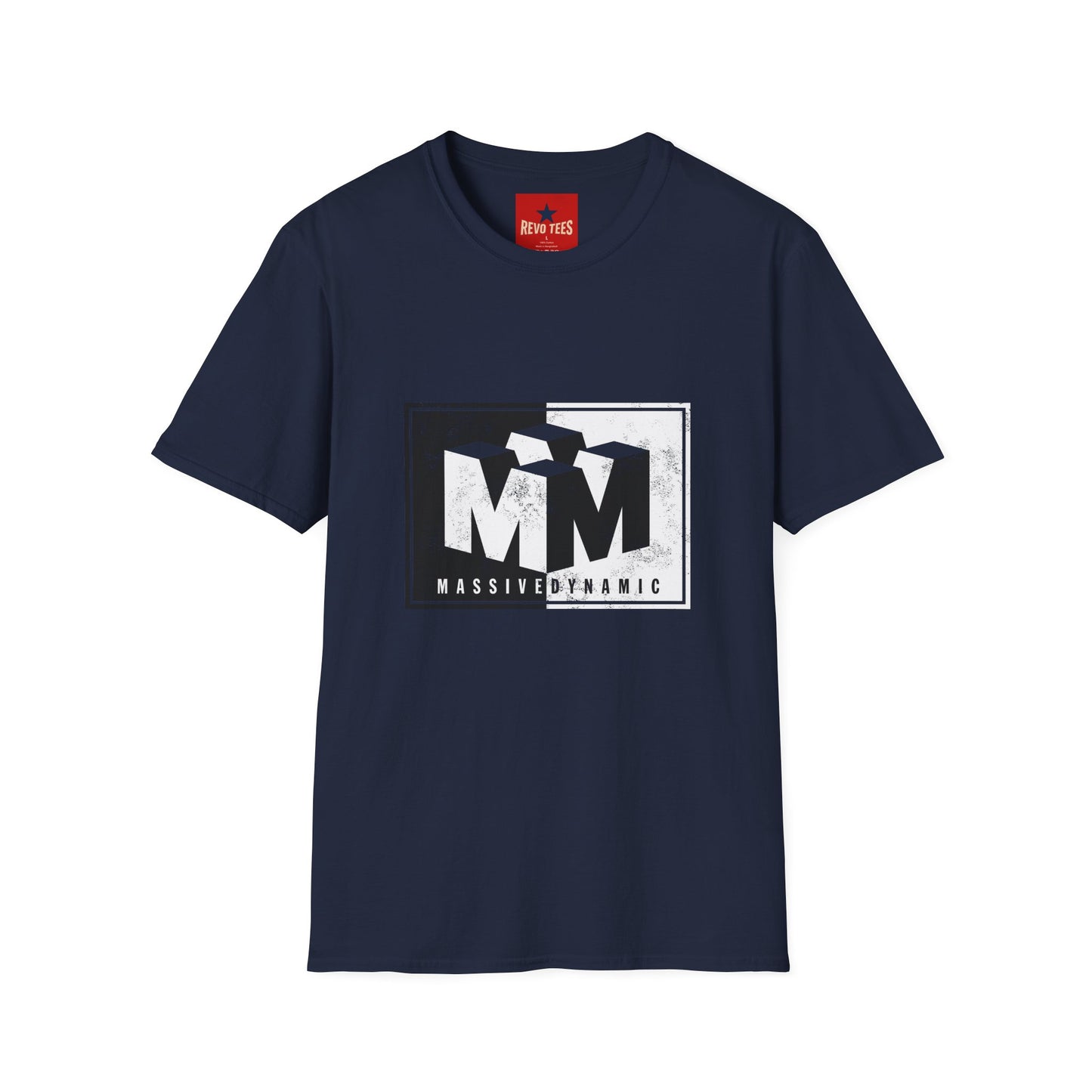 Massive Dynamic Logo T-Shirt — Distressed Graphic Tee