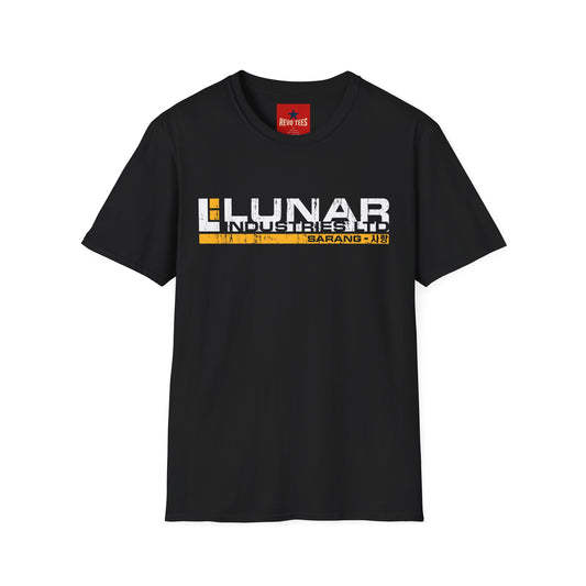 Lunar Industries Logo T-Shirt — Retro Sci‑Fi Graphic Tee