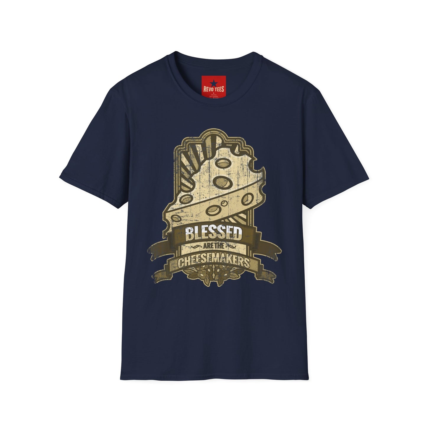 Blessed Cheesemakers T-Shirt – Retro Cheese Lover Tee