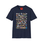 RPG Character Collage T-Shirt — Chibi Fantasy & Sci‑Fi Heroes Tee