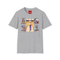 The Big Lebowski Bowling Grid T-Shirt – "Over the Line" Retro Gamer Design