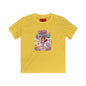 Kids Tee — "Born to Sparkle" Rainbow Unicorn Girl Shirt