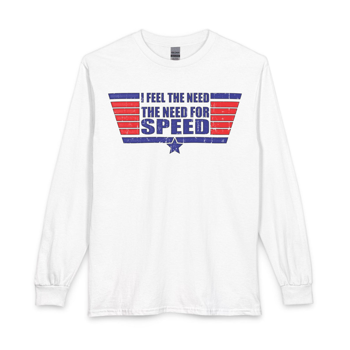 Revotees Top Gun Inspired I Feel the Need for Speed Long-Sleeve T-Shirt