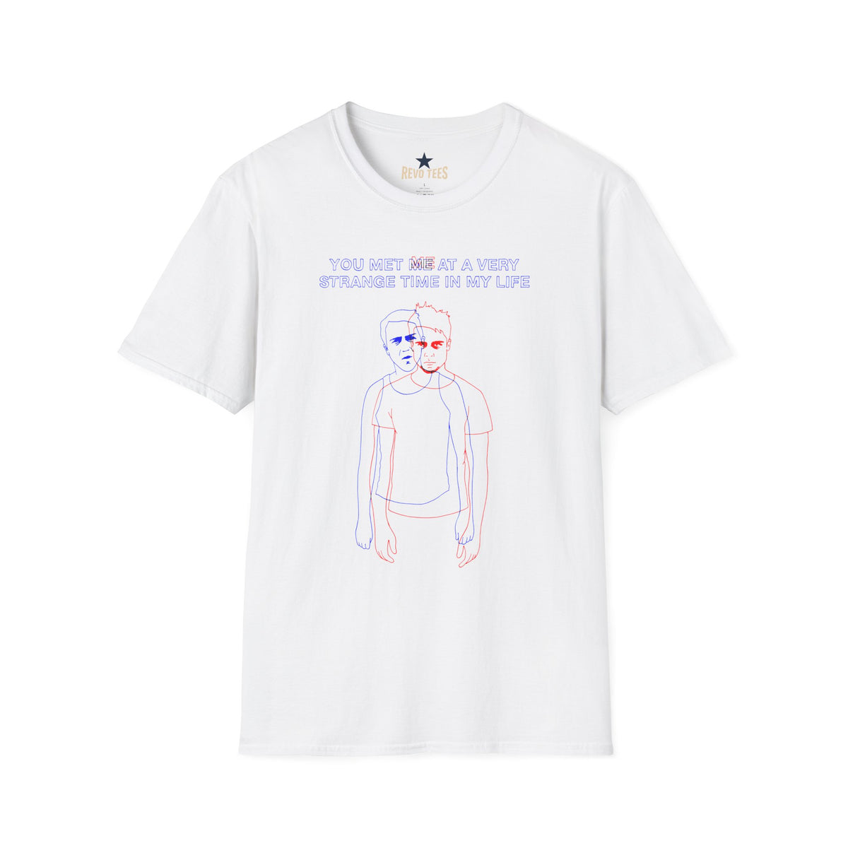Revotees Vintage Doppelganger You Met Me at a Very Strange Time in My Life Graphic T-Shirt - alternate view 2