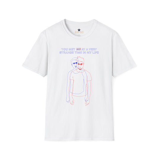 Revotees Vintage Doppelganger You Met Me at a Very Strange Time in My Life Graphic T-Shirt - alternate view 2