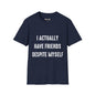 Revotees I Actually Have Friends Despite Myself Unisex Softstyle T-Shirt - alternate view 6