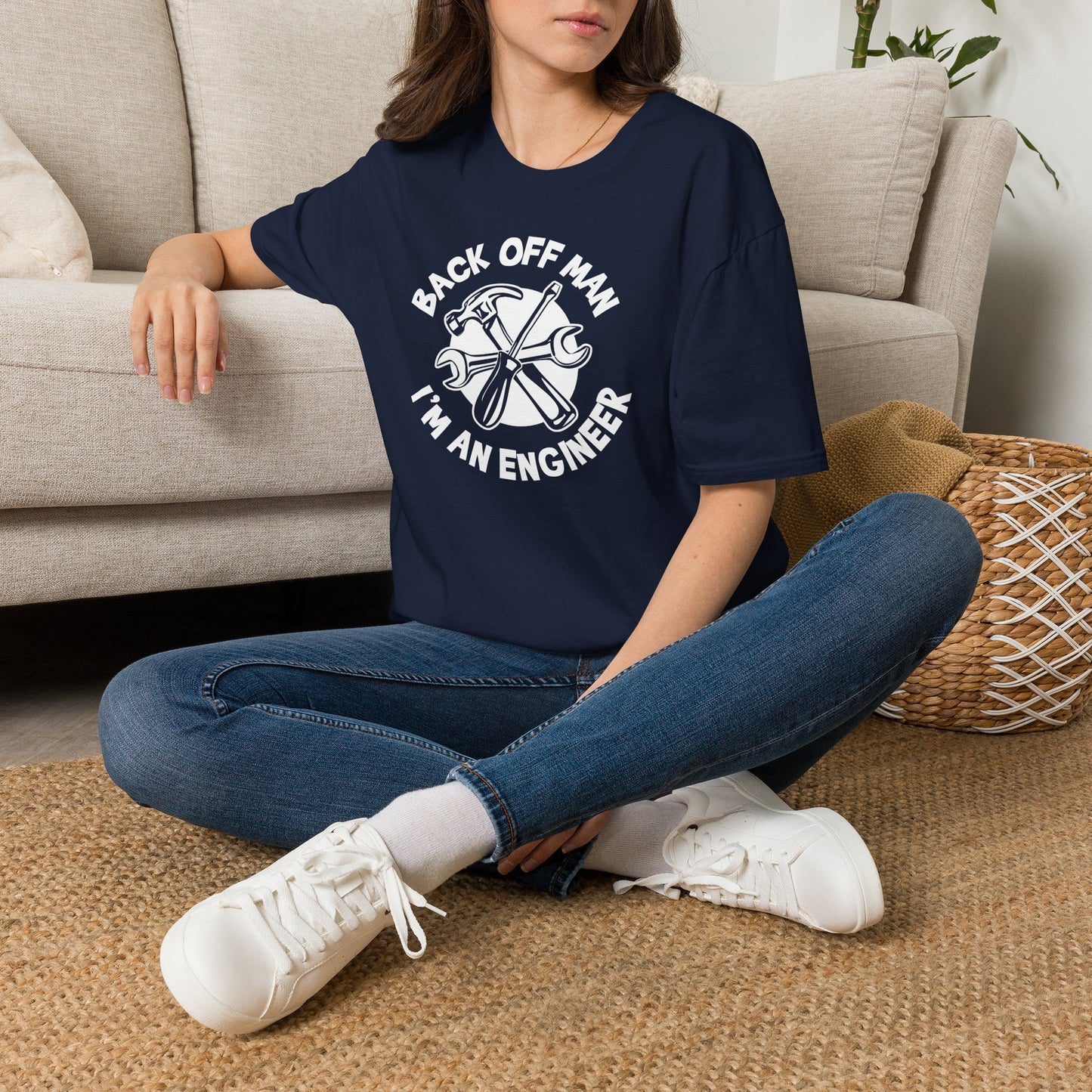 Engineer T-Shirt — "Back Off Man I'm An Engineer" Mechanical Tools Tee