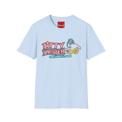 T-Shirt — 'Titty Twister' Neon Logo Tee (Open Dusk Till Dawn)