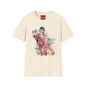 Retro Space Pilot T-Shirt — Watercolor Sci‑Fi Illustration
