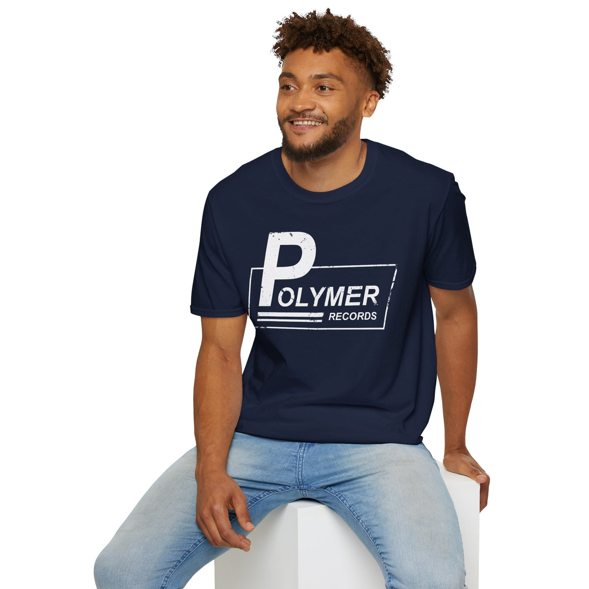 Revotees Polymer Records Iconic Label Unisex Softstyle T-Shirt - alternate view 15