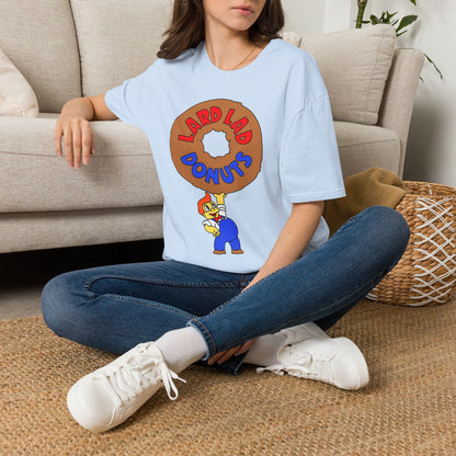 Donut Vintage Logo T‑Shirt — "Lard Lad Donuts" Cartoon Tee