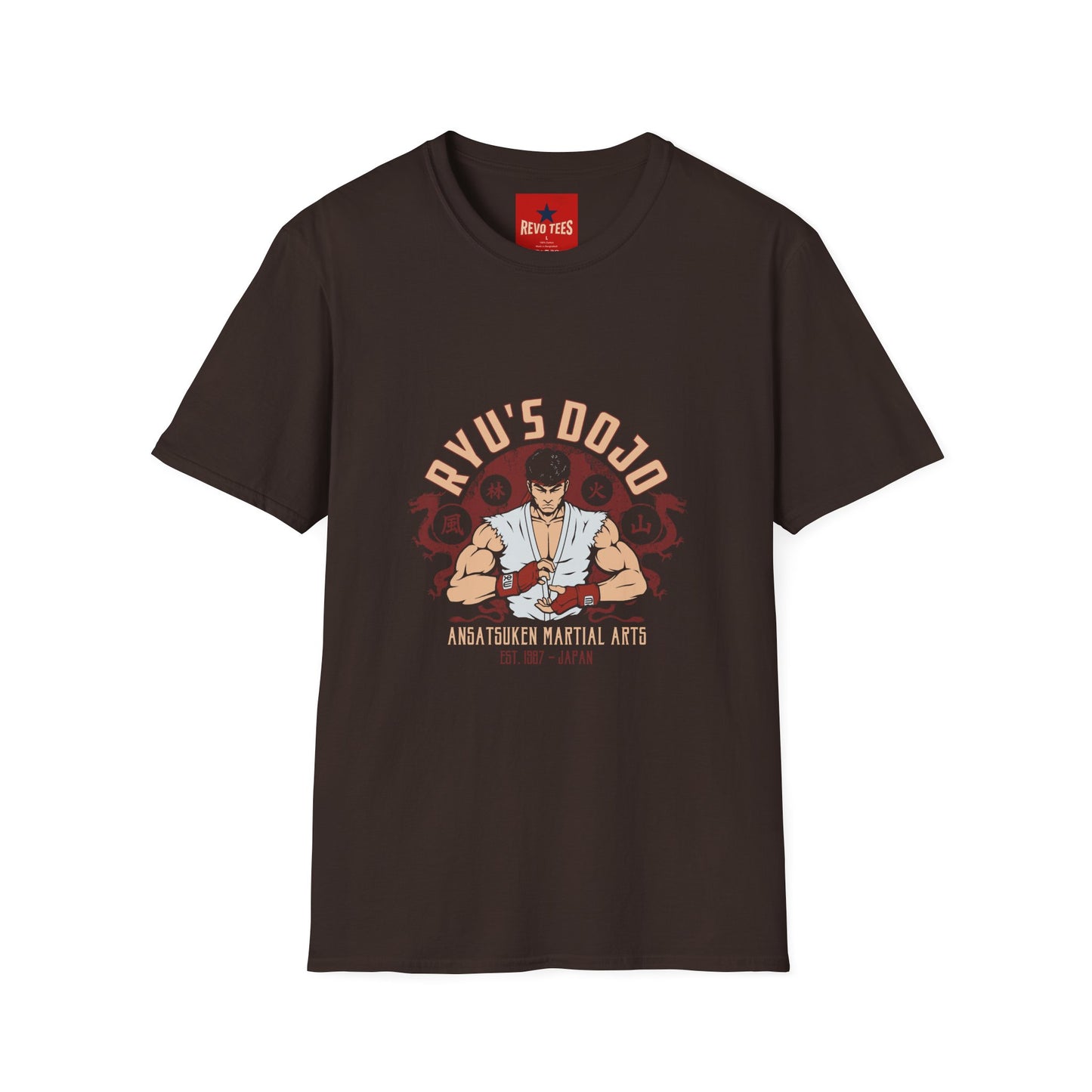 Ryu’s Dojo Martial Arts T-Shirt — Retro Karate Training Tee