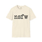 Revotees Nsfw Graphic Bold Minimalist Statement Shirt T-Shirt - alternate view 3