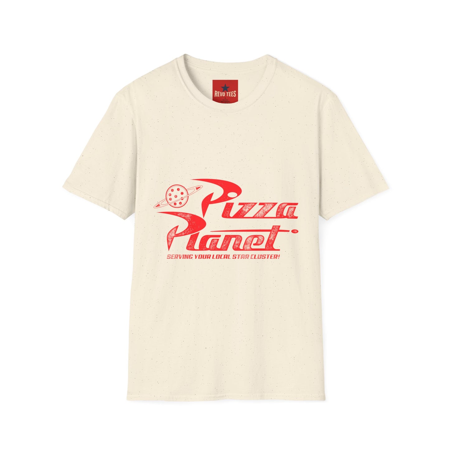 Pizza Planet T-Shirt — Retro Space Pizza Logo Tee