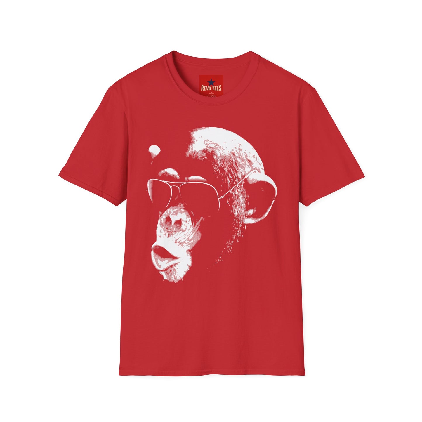 Chimpanzee Sunglasses T-Shirt — Retro Monkey Graphic Tee