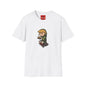 Link-Inspired Gamer Tee — Cute Chibi Hero Playing Handheld Console