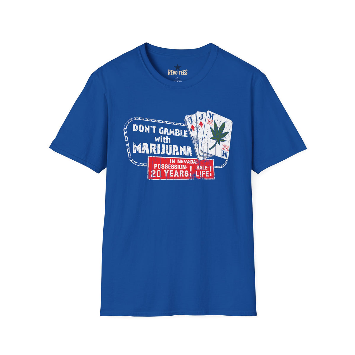 Revotees Dont Gamble Unisex Softstyle T-Shirt - alternate view 6