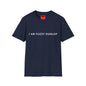 I Am Fuzzy Dunlop T-Shirt — Minimalist Statement Tee for Music Lovers