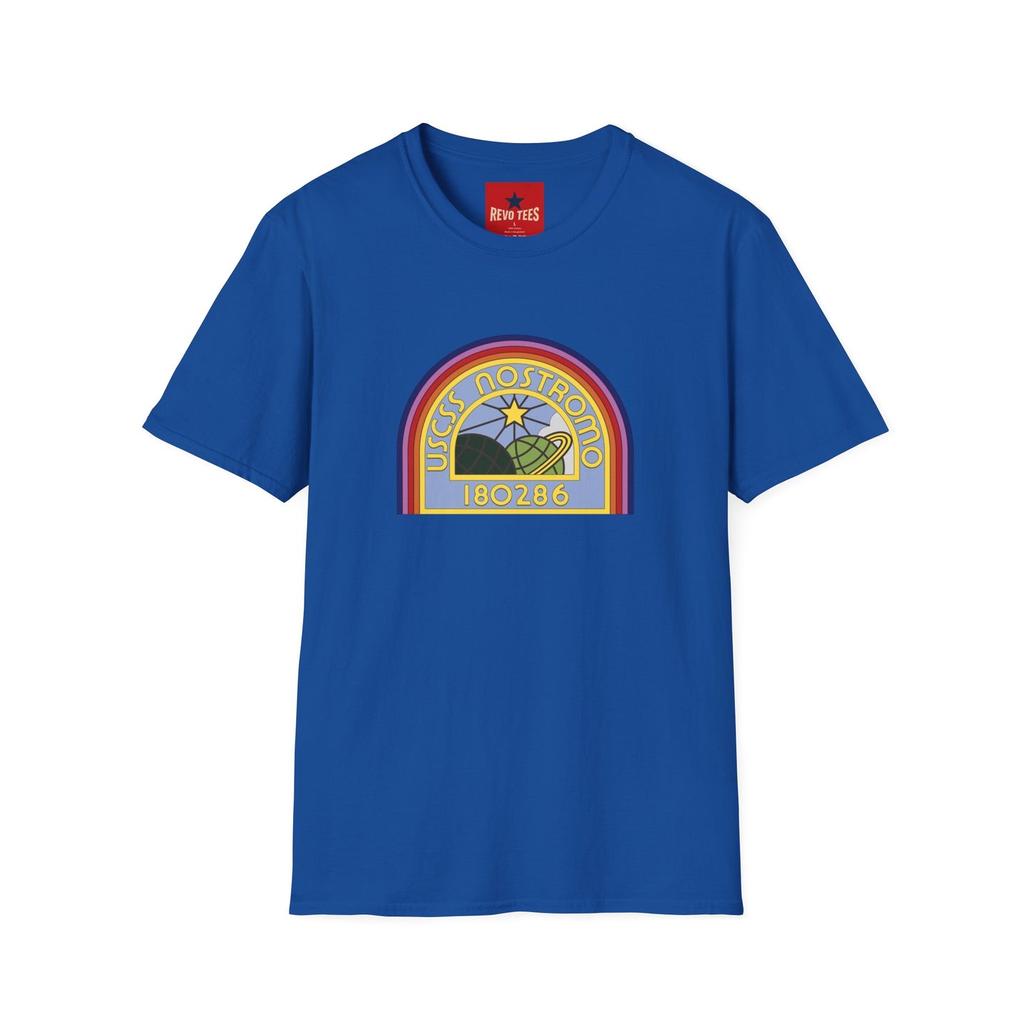 USS Nostromo Retro Space T-Shirt — 180286 Alien Movie Crew Tee