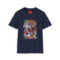 Cartoon Monster Collage T-Shirt
