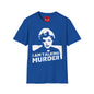 I Am Talking Murder Graphic T‑Shirt — Retro Noir Portrait Tee