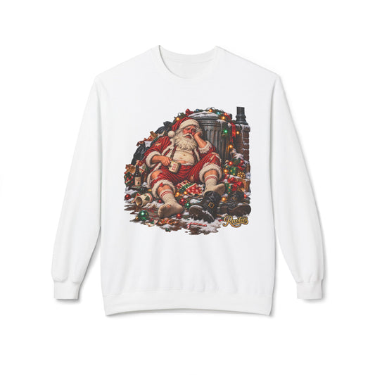 REVOTEES When AI ruins Christmas - Vintage Santa Crewneck Sweatshirt